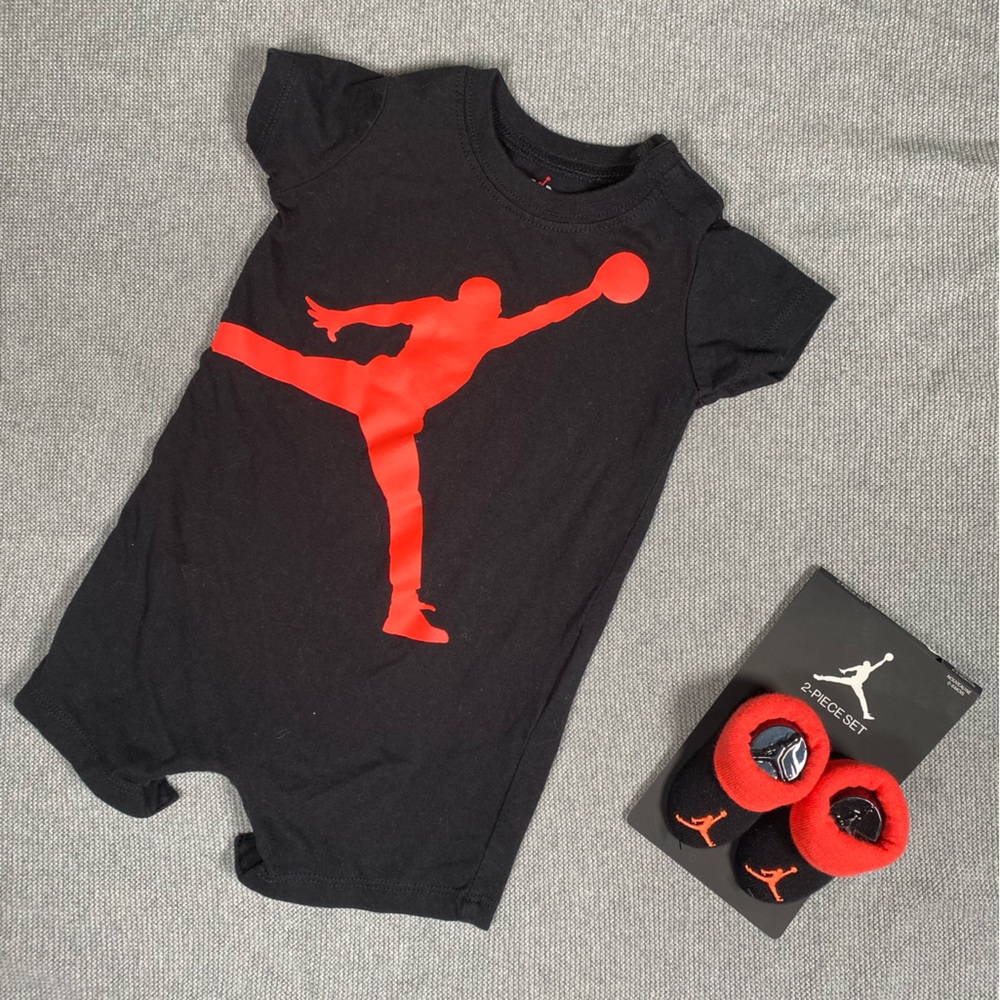 Nike/Jordan romper w/booties